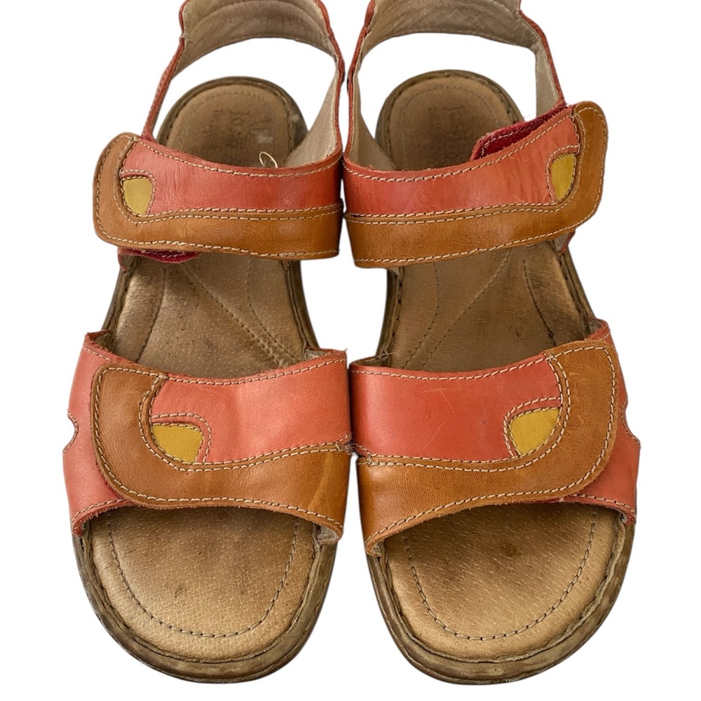 Josef Seibel Leather Debra Sandals Size  39